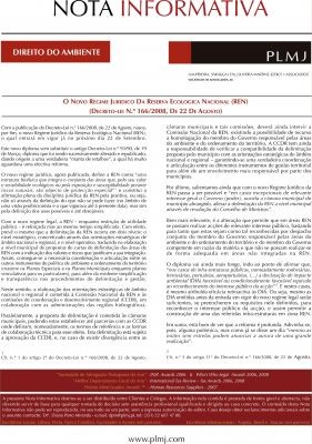 Dec. Reglm. n.º 84/2007, de 05 de Novembro